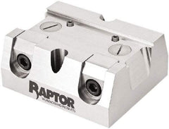 Raptor Workholding - 2-1/4" Jaw Width, 10" High x 8" Long x 10" Wide Dovetail Vise - For Use with 4 & 5 Axis Workholding Systems - Industrial Tool & Supply