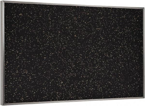 Ghent - 46-1/2" Wide x 36" High Open Cork Bulletin Board - Rubber, Tan Speckled - Industrial Tool & Supply