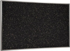 Ghent - 46-1/2" Wide x 36" High Open Cork Bulletin Board - Rubber, Tan Speckled - Industrial Tool & Supply