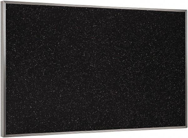 Ghent - 46-1/2" Wide x 36" High Open Cork Bulletin Board - Rubber, Confetti (Color) - Industrial Tool & Supply