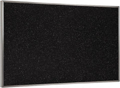 Ghent - 46-1/2" Wide x 36" High Open Cork Bulletin Board - Rubber, Confetti (Color) - Industrial Tool & Supply