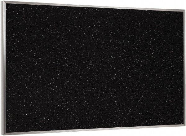 Ghent - 72-1/2" Wide x 48-1/2" High Open Cork Bulletin Board - Rubber, Confetti (Color) - Industrial Tool & Supply