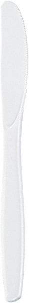 Dixie - Dixie Plastic Tableware, Heavyweight Knives - White - Industrial Tool & Supply