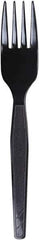 Dixie - Heavyweight Plastic Fork - Heavyweight - Industrial Tool & Supply
