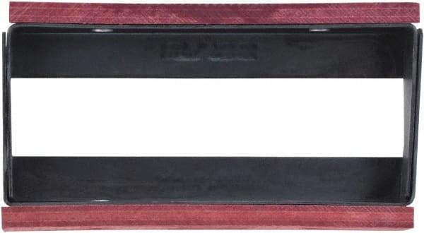 Irwin - 4-1/2" Wide x 95mm High x 32mm Thick, Flat/No Step Vise Jaw - Fixed Jaw, Compatible with Record Bench Vises - Industrial Tool & Supply