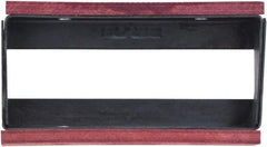 Irwin - 4-1/2" Wide x 95mm High x 32mm Thick, Flat/No Step Vise Jaw - Fixed Jaw, Compatible with Record Bench Vises - Industrial Tool & Supply