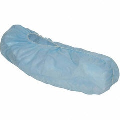 KleenGuard - Size Universal, Spunbond, Non-Skid Shoe Cover - Blue, Non-Chemical Resistant - Industrial Tool & Supply