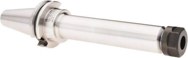 Parlec - 1mm to 13mm Capacity, 8" Projection, CAT40 Taper Shank, ER20 Collet Chuck - 10.69" OAL - Exact Industrial Supply