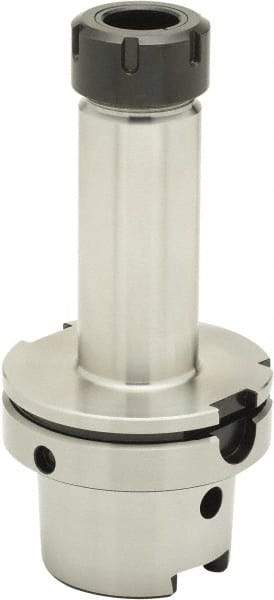 Parlec - 2mm to 20mm Capacity, 6.42" Projection, HSK100A Hollow Taper, ER32 Collet Chuck - 0.0002" TIR, Through-Spindle - Exact Industrial Supply
