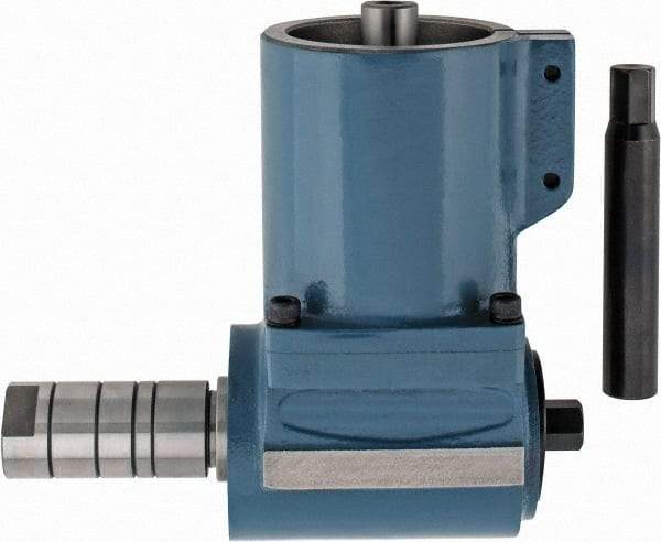 Parlec - Right Angle Milling Head - CAT50 Spindle Taper, Compatible with CNC Machine, Includes Grease, Instructions, Stop Block and Wrenches - Industrial Tool & Supply