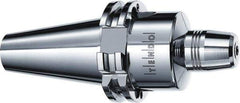 Schunk - CAT40 Taper Shank, 3/8" Hole Diam, Hydraulic Tool Holder/Chuck - 30mm Nose Diam, 101.6mm Projection, 41mm Clamp Depth, 25,000 RPM, Through Coolant - Exact Industrial Supply