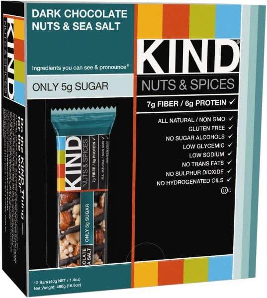 KIND - Nutrition Bar - Dark Chocolate/Nuts/Sea Salt - Industrial Tool & Supply