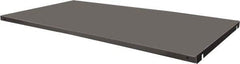 Durham - Gray, Steel, Cabinet Shelf - 33-15/16" Wide x 16-27/32" Deep x 3" High Body - Industrial Tool & Supply