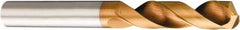 Sandvik Coromant - 8.6mm 140° Solid Carbide Jobber Drill - TiAlN Finish, Right Hand Cut, Cylindrical Shank, 89mm OAL - Industrial Tool & Supply