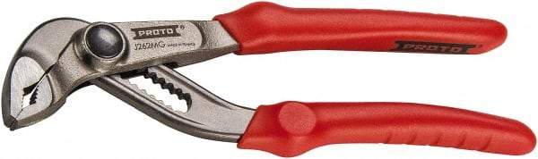 Proto - 7-9/32" OAL, 1-27/64" Max Capacity, 48mm Jaw Length, 12 Position Tongue & Groove Pliers - Slim Head - Industrial Tool & Supply