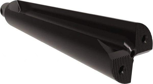 Allied Machine and Engineering - 298mm Max Drill Depth, 4.5xD, 2.4" Diam, Indexable Insert Drill - 4 Inserts, 40mm Shank Diam, Straight Shank - Industrial Tool & Supply