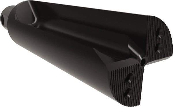 Allied Machine and Engineering - 216mm Max Drill Depth, 2.5xD, 3.2" Diam, Indexable Insert Drill - 6 Inserts, 50mm Shank Diam, Straight Shank - Industrial Tool & Supply