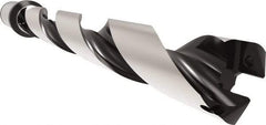 Allied Machine and Engineering - Series 29, 29 to 31.99mm Diam, 32mm Diam Straight Shank with Flange, Helical Flute Spade Drill - 223.9mm Max Depth, 264.1mm Body Length, 324.1mm OAL, Standard Length, Through Coolant - Industrial Tool & Supply