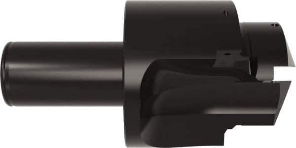 Allied Machine and Engineering - AND10050, MS 33649, SAE AS5202 Standard, 2-1/2-12, 32 Tube Dash Number, 60° Porting Angle, 2.524" Pilot Diam, 1-1/2" Shank Diam, Indexable Spade Blade Insert Porting Tool - 2 Porting Inserts, 6-3/8" Overall Length - Industrial Tool & Supply