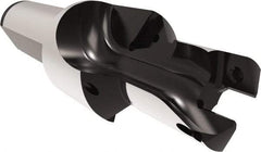 Allied Machine and Engineering - 16 to 16.99mm Diam, Straight Shank, 19.05mm Body Shank Diam, Combo Chamfer and Countersink Drill - TCMT 110204 Insert, 102.39mm OAL - Industrial Tool & Supply