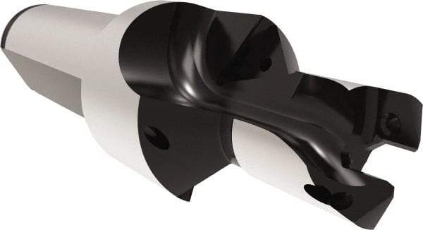 Allied Machine and Engineering - 13 to 13.99mm Diam, Straight Shank, 19.05mm Body Shank Diam, Combo Chamfer and Countersink Drill - TCMT 110204 Insert, 94.46mm OAL - Industrial Tool & Supply