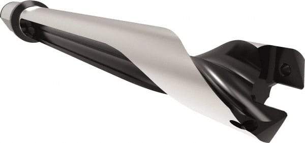 Allied Machine and Engineering - Series 29, 29 to 31.99mm Diam, 32mm Diam Straight Shank with Flange, Straight Flute Spade Drill - 223.9mm Max Depth, 264.1mm Body Length, 324.1mm OAL, Standard Length, Through Coolant - Industrial Tool & Supply