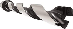Allied Machine and Engineering - Series 32, 32 to 35mm Diam, 40mm Diam Straight Shank with Flange, Helical Flute Spade Drill - 244.9mm Max Depth, 297.7mm Body Length, 367.7mm OAL, Standard Length, Through Coolant - Industrial Tool & Supply