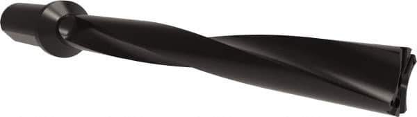 Allied Machine and Engineering - Series APX 38, 8xD, 2" Shank Diam, Drill Body - 16.3906" Drill Body Length to Flange, W3808H Toolholder, 20.8906" OAL, 16.3906" Drill Body Length, Weldon Flat Shank, Through Coolant - Industrial Tool & Supply