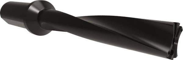 Allied Machine and Engineering - Series APX 38, 5xD, 2" Shank Diam, Drill Body - 11.2031" Drill Body Length to Flange, W3805H Toolholder, 15.7031" OAL, 11.2031" Drill Body Length, Weldon Flat Shank, Through Coolant - Industrial Tool & Supply