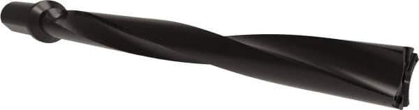 Allied Machine and Engineering - Series APX 44, 10xD, 2" Shank Diam, Drill Body - 22.5938" Drill Body Length to Flange, W4410H Toolholder, 27.0938" OAL, 22.5938" Drill Body Length, Weldon Flat Shank, Through Coolant - Industrial Tool & Supply