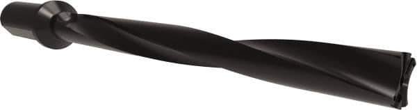 Allied Machine and Engineering - Series APX 38, 10xD, 2" Shank Diam, Drill Body - 19.8438" Drill Body Length to Flange, W3810H Toolholder, 24.9219" OAL, 19.8438" Drill Body Length, Weldon Flat Shank, Through Coolant - Industrial Tool & Supply