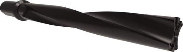 Allied Machine and Engineering - Series APX 51, 8xD, 50mm Shank Diam, Drill Body - 510.5mm Drill Body Length to Flange, W5108H Toolholder, 590.5mm OAL, 510.5mm Drill Body Length, Weldon Flat Shank, Through Coolant - Industrial Tool & Supply