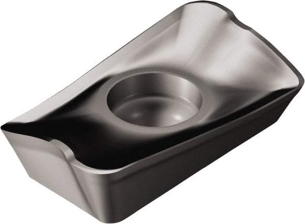 Sandvik Coromant - R390170408 PM Grade 1010 Carbide Milling Insert - TiAlN2 Finish, 3/16" Thick, 9.6mm Inscribed Circle, 0.8mm Corner Radius - Industrial Tool & Supply