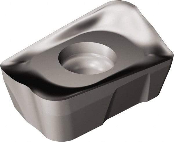 Sandvik Coromant - R390180612 PL Grade 1010 Carbide Milling Insert - TiAlN2 Finish, 6.35mm Thick, 1.2mm Corner Radius - Industrial Tool & Supply