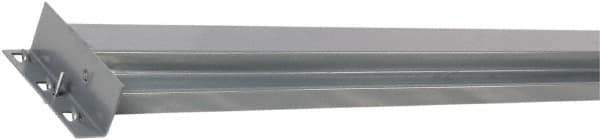 Value Collection - 2,400 Lb Capacity Bulk Storage Shelf Beam Kit - 62-3/4" Wide x 3-1/8" High x 24", 36" & 48" Deep, Gray - Industrial Tool & Supply