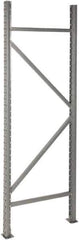 Value Collection - 1,700 Lb Capacity Bulk Storage Adjustable Rack End Kit - 72" High x 24", 36" & 48" Deep, Gray - Industrial Tool & Supply