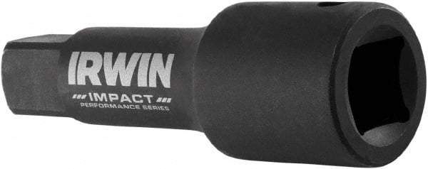 Irwin - 1/2" Drive Standard Socket Extension - 3" OAL, Black Oxide Finish - Industrial Tool & Supply