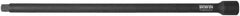 Irwin - 3/8" Drive Standard Socket Extension - 12" OAL, Black Oxide Finish - Industrial Tool & Supply
