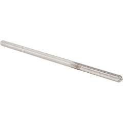 Alvord Polk - 0.1865" Cobalt 6 Flute Chucking Reamer - Straight Flute, 0.1805" Straight Shank, 1-1/8" Flute Length, 4-1/2" OAL - Industrial Tool & Supply