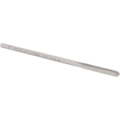Alvord Polk - #30 Cobalt 4 Flute Chucking Reamer - Straight Flute, 0.119" Straight Shank, 7/8" Flute Length, 3-1/2" OAL - Industrial Tool & Supply