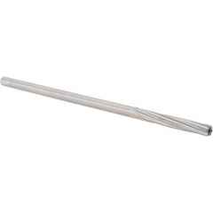 Alvord Polk - 5mm High Speed Steel 6 Flute Chucking Reamer - Spiral Flute, 0.1895" Straight Shank, 1-1/4" Flute Length, 5" OAL - Industrial Tool & Supply