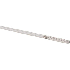 Alvord Polk - 6mm High Speed Steel 6 Flute Chucking Reamer - Spiral Flute, 0.2265" Straight Shank, 1-1/2" Flute Length, 6" OAL - Industrial Tool & Supply