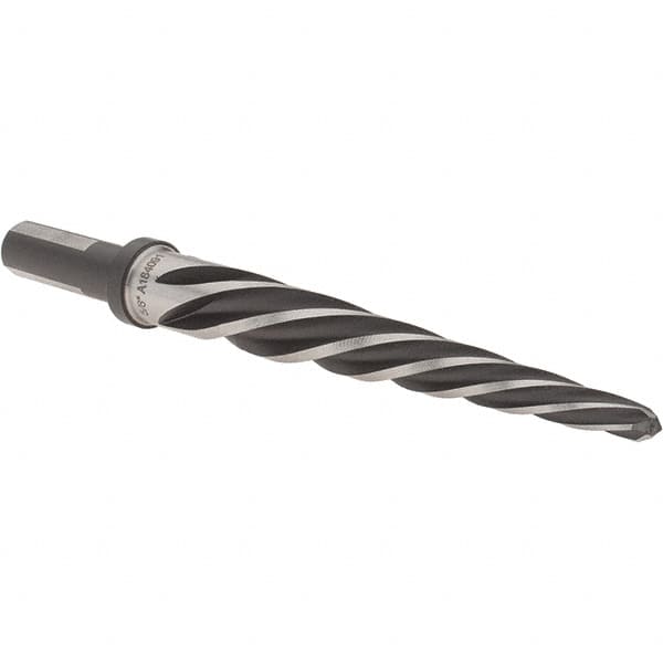 Alvord Polk - 5/8" Reamer Diam, 1/2" Diam Straight Shank with Flats, Construction Reamer - Industrial Tool & Supply