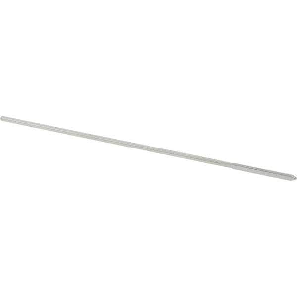 Alvord Polk - 0.045" High Speed Steel 4 Flute Chucking Reamer - Straight Flute, 0.039" Straight Shank, 1/2" Flute Length, 2-1/2" OAL - Industrial Tool & Supply