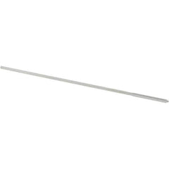Alvord Polk - 0.045" High Speed Steel 4 Flute Chucking Reamer - Straight Flute, 0.039" Straight Shank, 1/2" Flute Length, 2-1/2" OAL - Industrial Tool & Supply