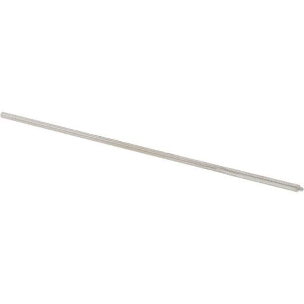 Alvord Polk - 0.0475" High Speed Steel 4 Flute Chucking Reamer - Straight Flute, 0.0455" Straight Shank, 1/2" Flute Length, 2-1/2" OAL - Industrial Tool & Supply