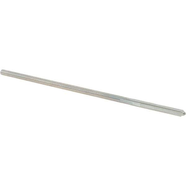 Alvord Polk - 3/32" High Speed Steel 4 Flute Chucking Reamer - Straight Flute, 0.088" Straight Shank, 3/4" Flute Length, 3" OAL - Industrial Tool & Supply
