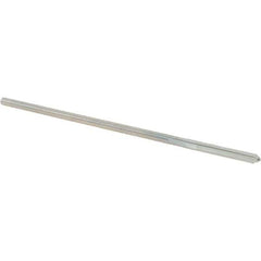 Alvord Polk - 3/32" High Speed Steel 4 Flute Chucking Reamer - Straight Flute, 0.088" Straight Shank, 3/4" Flute Length, 3" OAL - Industrial Tool & Supply