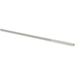Alvord Polk - 0.101" High Speed Steel 4 Flute Chucking Reamer - Straight Flute, 0.095" Straight Shank, 7/8" Flute Length, 3-1/2" OAL - Industrial Tool & Supply