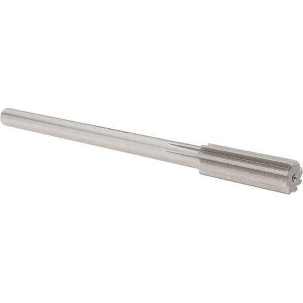 Alvord Polk - 0.612" High Speed Steel 8 Flute Chucking Reamer - Straight Flute, Straight Shank - Industrial Tool & Supply